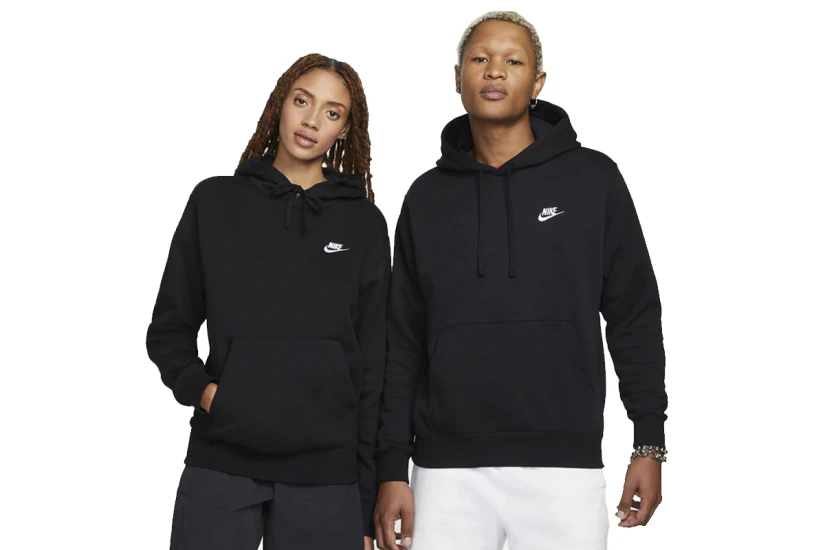 Nike Sportswear Club Fleece Ανδρικό Φούτερ Με Κουκούλα Μαύρο