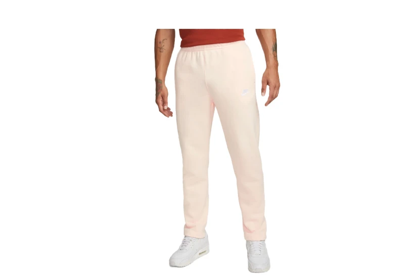 Nike Sportswear Club Fleece Ανδρικό Παντελόνι Φόρμας Ροζ
