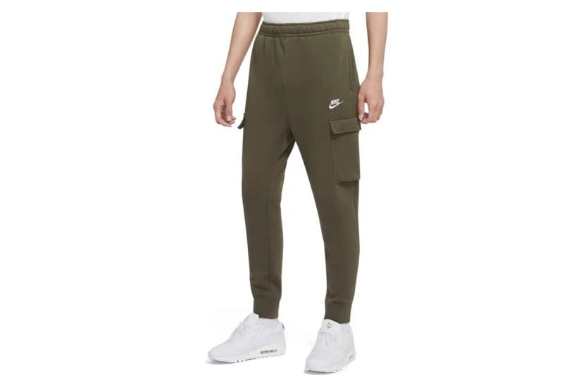 Nike Sportswear Club Fleece Cargo Ανδρικό Παντελόνι Φόρμας Χακί