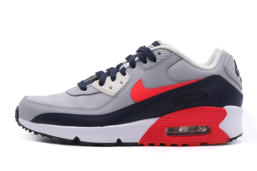 Nike Air Max 90 LTR Παιδικά Sneakers Γκρι, Κόκκινα, Λευκά