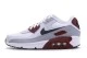 Nike Air Max 90 Παιδικά Sneakers Λευκά, Γκρι, Μαύρα, Μπορντό