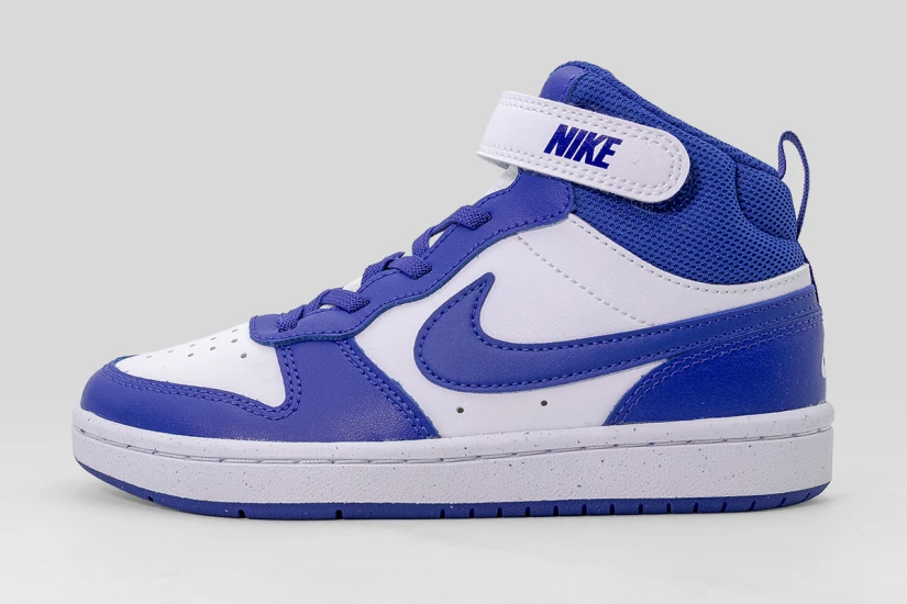 Nike Court Borough Mid 2 Παιδικά Sneakers Λευκά, Ρουά