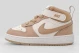 Nike Court Borough Mid 2 Βρεφικά Sneakers Εκρού, Μπεζ
