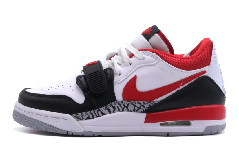 Jordan Air Legacy 312 Low Sneakers Λευκά, Κόκκινα, Μαύρα