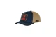 Capslab Trucker Καπέλο Snapback Μπλε Σκούρο, Μουσταρδί, Κόκκινο, Καφέ