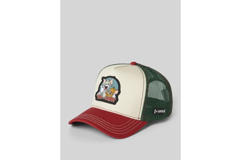 Capslab Tom And Jerry Καπέλο Snapback Μπεζ, Κόκκινο, Πράσινο, Διάφορα Χρώματα