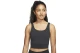 Nike Yoga Luxe Infinalon Γυναικείο Αμάνικο Crop Top Μαύρο