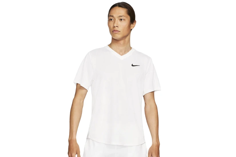 Nike Court Victory Dri-FIT Ανδρικό Κοντομάνικο T-Shirt Λευκό