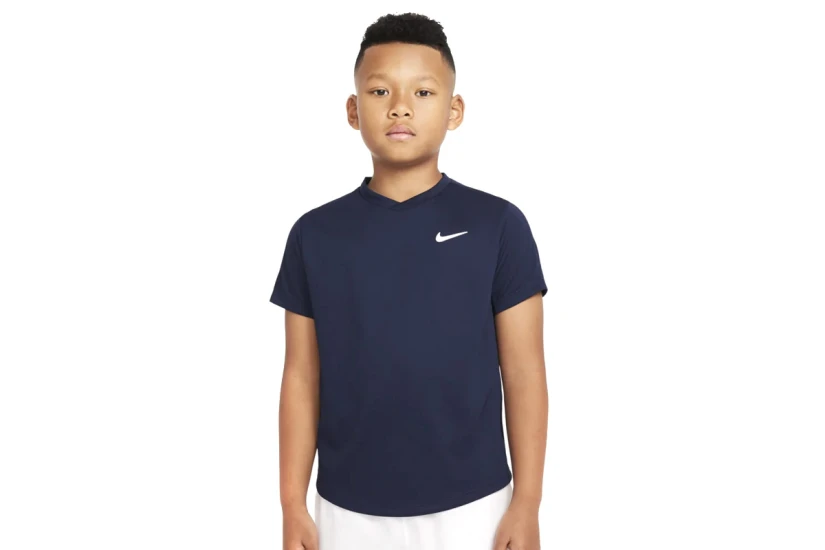 Nike Court Victory Dri-FIT Παιδικό Κοντομάνικο T-Shirt Μπλε