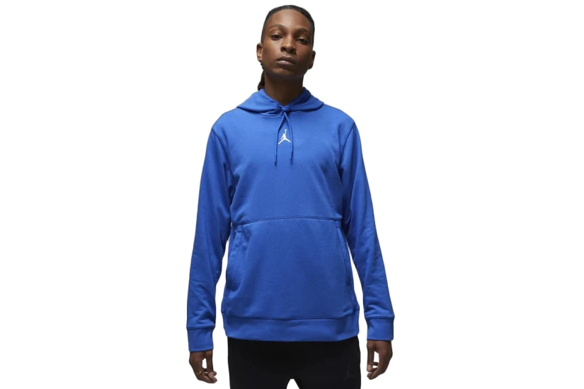 Jordan Dri-FIT Ανδρικό Φούτερ με Κουκούλα Μπλε