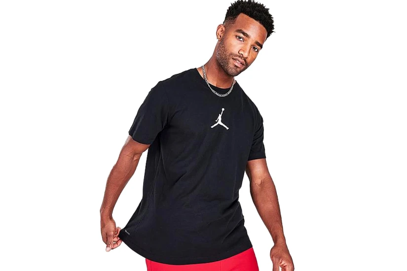 Jordan Jumpman Ανδρικό Κοντομάνικο T-Shirt Μαύρο