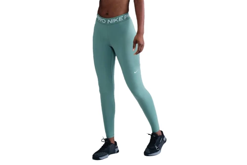 Nike Pro Mid-Rise Mesh-Panelled Κολάν Μακρύ Γυναικείο (CZ9779 027)