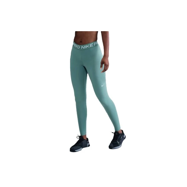 Nike Pro Mid-Rise Mesh-Panelled Κολάν Μακρύ Γυναικείο (CZ9779 027)