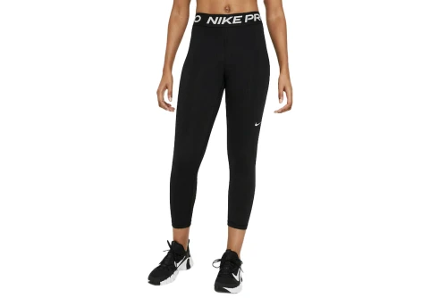 Nike Pro Mid-Rise Crop Mesh-Panel Κολάν Κάπρι Γυναικείο (CZ9803 013)