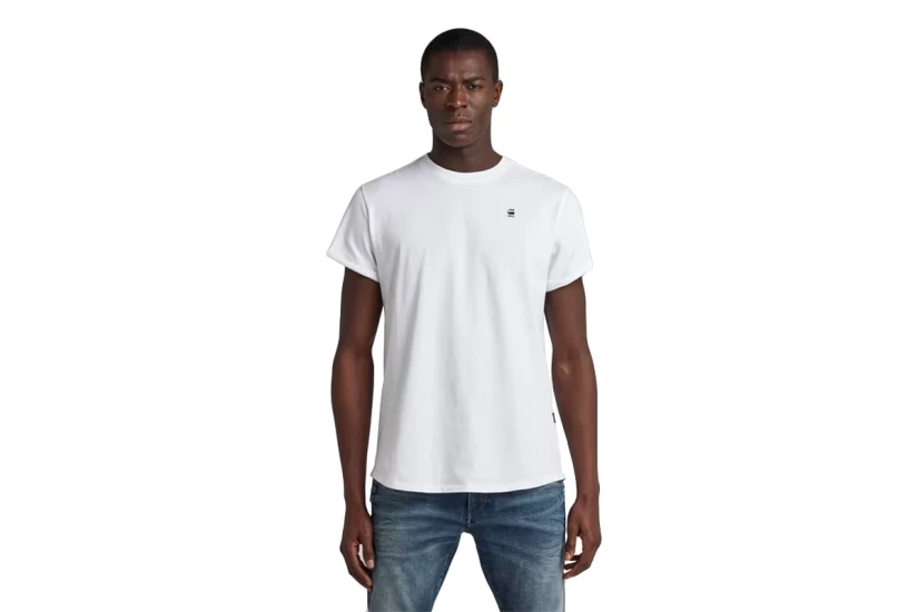 G-Star Lash Ανδρικό Κοντομάνικο T-Shirt Λευκό