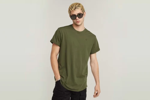 G-Star Lash R T S-S T-Shirt Ανδρικό (D16396-B353-723 COMBAT)