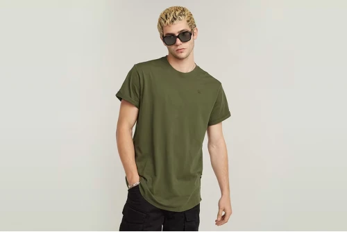 G-Star Lash R T S-S T-Shirt Ανδρικό (D16396-B353-723 COMBAT)