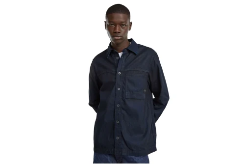 G-Star 1-Pocket Denim Πουκάμισο Μακρυμάνικο Ανδρικό (D24764-D777-G818 WORN IN ADRIF)