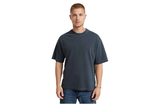 G-Star Overdyed Center Chest Loose R T-Shirt Ανδρικό (D25737-C756-G476 PETROL GD)