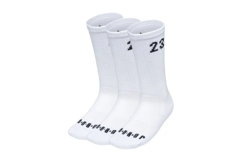Jordan Essentials Κάλτσες Ψηλές 3 Ζευγάρια (DA5718 100)
