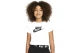 Nike Futura Παιδική Κοντομάνικη Crop Top Μπλούζα Λευκή