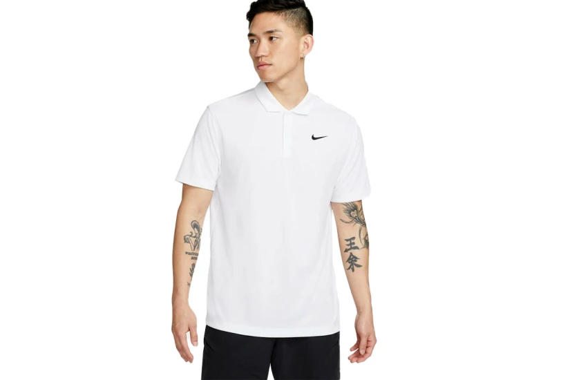 Nike Court Dri-FIT Ανδρικό Κοντομάνικο Polo T-Shirt Λευκό