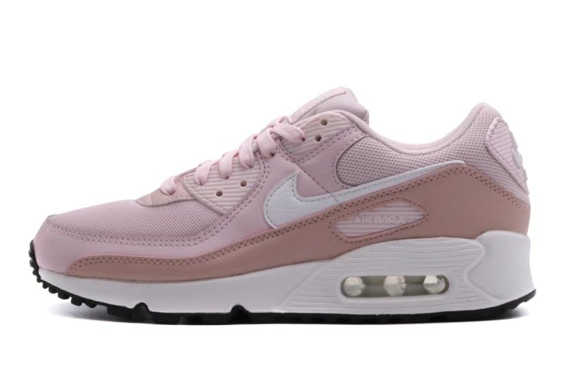 Nike Air Max 90 Γυναικεία Sneakers Ροζ, Λευκά