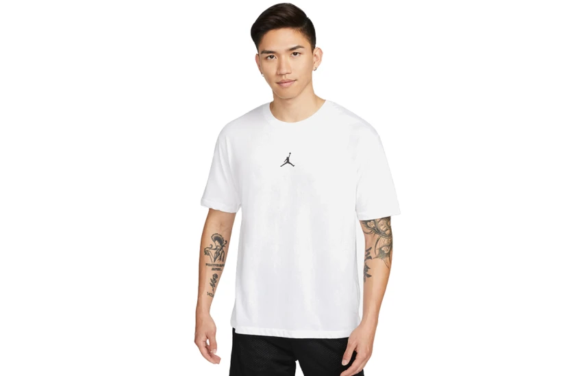 Jordan Dri-FIT Sport Ανδρικό Κοντομάνικο T-Shirt Λευκό
