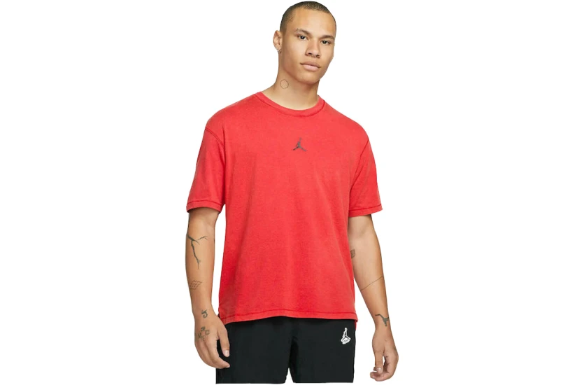 Jordan Dri-FIT Sport Ανδρικό Κοντομάνικο T-Shirt Κόκκινο