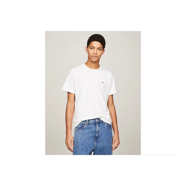 Tommy Jeans Classics Cotton T-Shirt Ανδρικό (DM0DM09598 YBR)