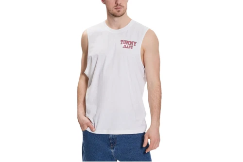 Tommy Jeans Relaxed Basketball  Μπλούζα Αμάνικη Ανδρική (DM0DM16307 YBR)