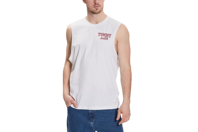 Tommy Jeans Relaxed Basketball  Μπλούζα Αμάνικη Ανδρική (DM0DM16307 YBR)