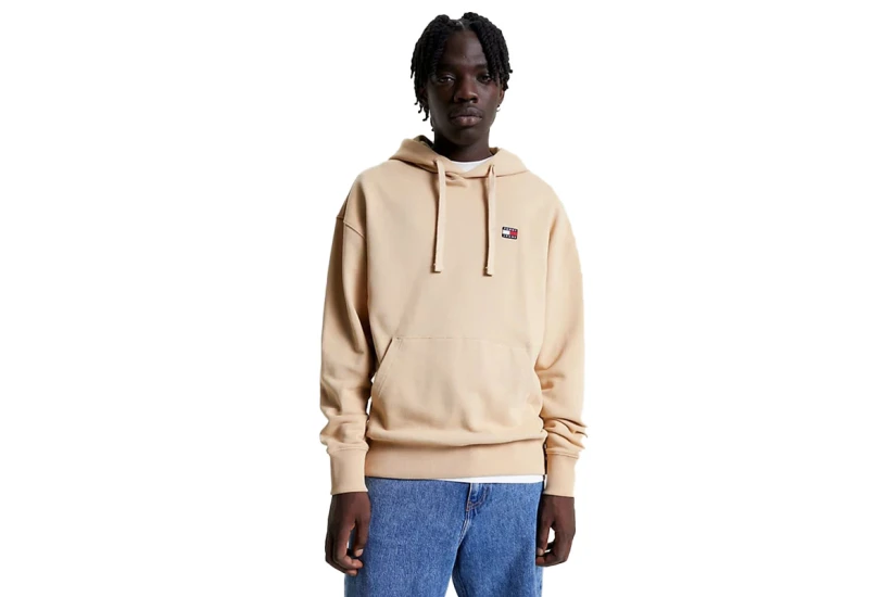 Tommy Jeans Ανδρικό Φούτερ με Κουκούλα Μπεζ