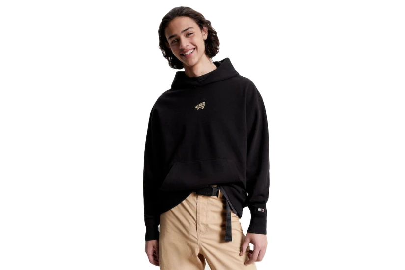 Tommy Jeans Tjm Rlx Signature Hoodie Ανδρικό (DM0DM17785 BDS)