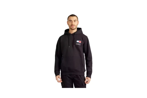 Tommy Jeans Reg Essential Flag  Ext Hoodie Ανδρικό (DM0DM18418 BDS)