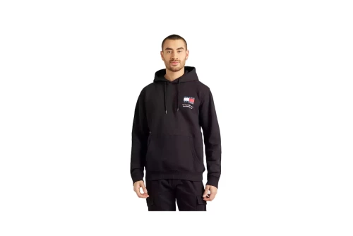 Tommy Jeans Reg Essential Flag  Ext Hoodie Ανδρικό (DM0DM18418 BDS)