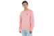 Tommy Jeans Washed Bage Crew Neck Ανδρική Μακρυμάνικη Μπλούζα Ροζ