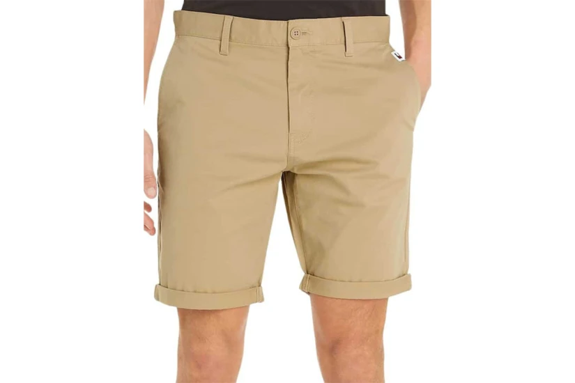 Tommy Jeans Scanton Ανδρική Chino Βερμούδα Μπεζ