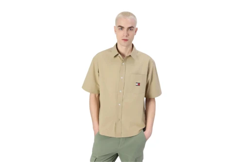 Tommy Jeans Easy Poplin Ss Πουκάμισο Κοντομάνικο Ανδρικό (DM0DM18885 ACT)