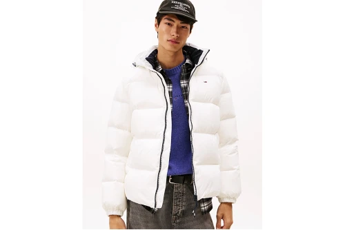 Tommy Jeans Water Repellent Down Hooded Μπουφάν Puffer Ανδρικό (DM0DM19786 YBL)