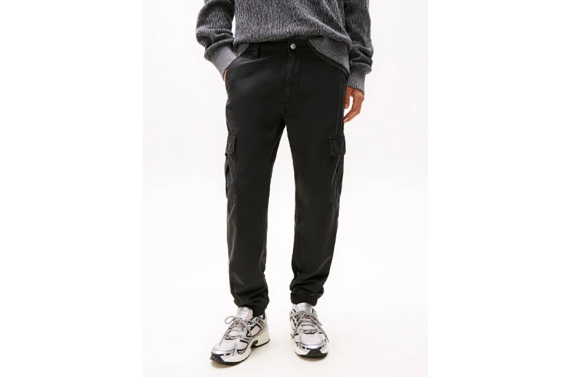 Tommy Jeans Ryan Ανδρικό Cargo Παντελόνι Μαύρο