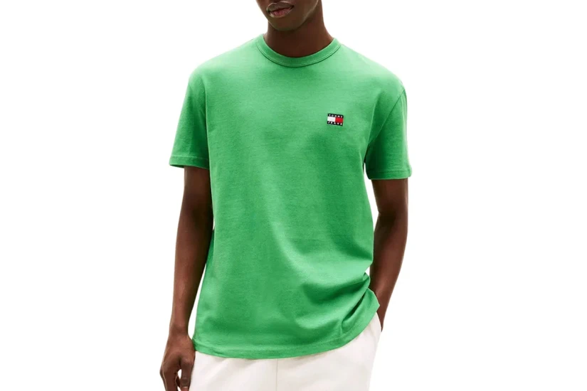 Tommy Jeans Ανδρικό Κοντομάνικο T-Shirt Πράσινο