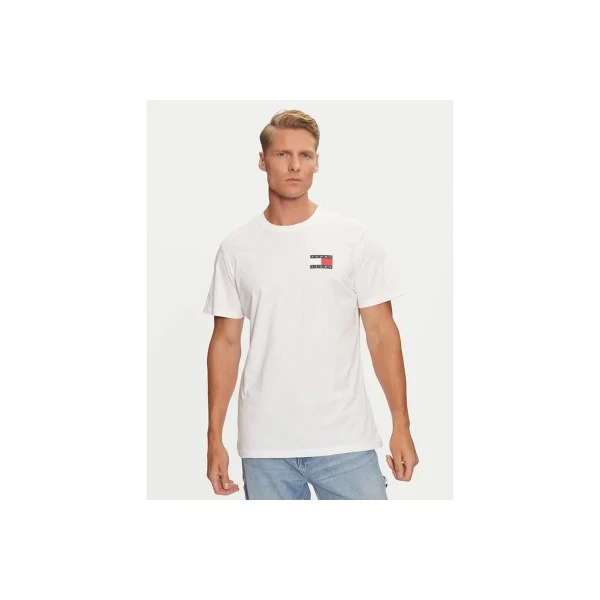 Tommy Jeans Logo Slim Jersey T-Shirt Ανδρικό (DM0DM20740 YBR)