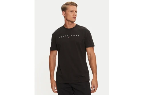 Tommy Jeans Linear Logo Embroidery Jersey T-Shirt Ανδρικό (DM0DM20744 BDS)