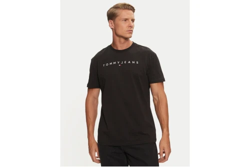 Tommy Jeans Linear Logo Jersey T-Shirt Ανδρικό (DM0DM20744 BDS)