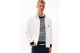 Tommy Jeans Cotton Slub Ανδρικό Μακρυμάνικο Πουκάμισο Εκρού