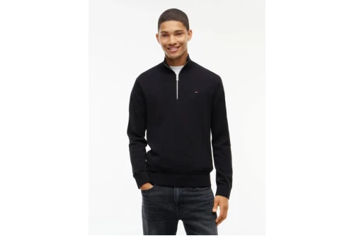 Tommy Jeans Flag Lightweight Slim Πουλόβερ Με Φερμουάρ Ανδρικό (DM0DM21654 BDS)