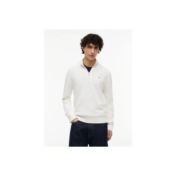 Tommy Jeans Flag Lightweight Slim Πουλόβερ Με Φερμουάρ Ανδρικό (DM0DM21654 YBH)