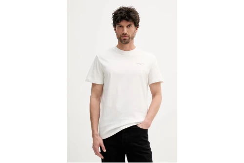 Tommy Jeans Linear Logo Slim Fit T-Shirt Ανδρικό (DM0DM21780 YBL)