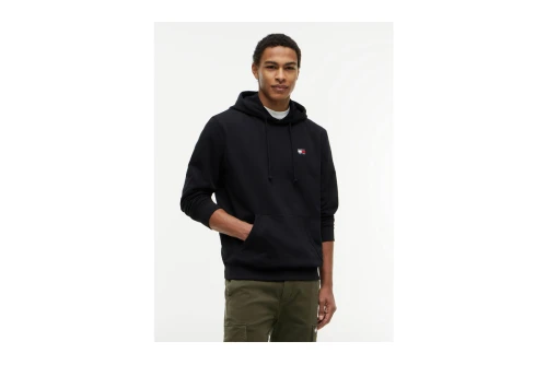 Tommy Jeans Badge Brushed Fleece Hoodie Ανδρικό (DM0DM21922 BDS)